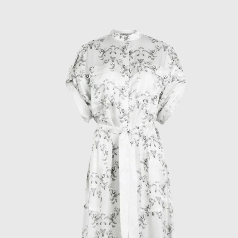 ALLSAINTS Luciana Assam Printed Shirt Dress - Picture 3 of 5
